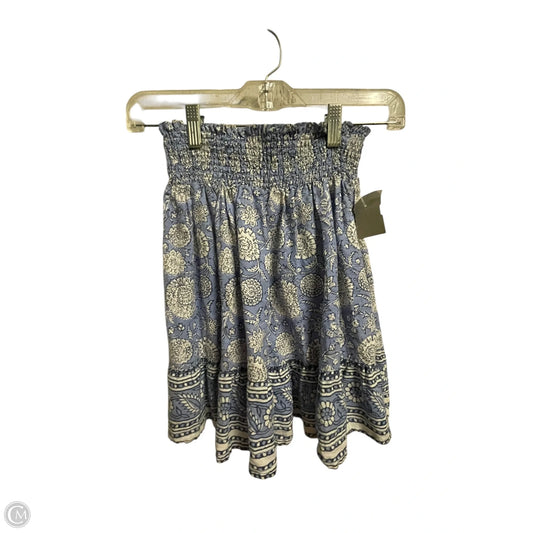 Skirt Mini & Short By C And C In Blue, Size: Xs