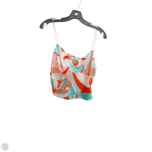 Top Sleeveless By Timing In Multi-colored, Size: L