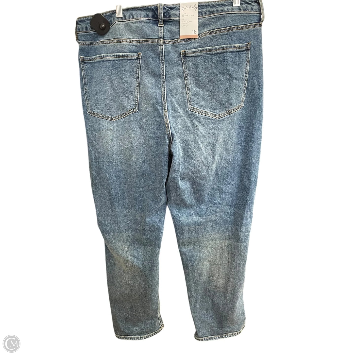 Jeans Straight By Wonderly In Blue, Size: 18
