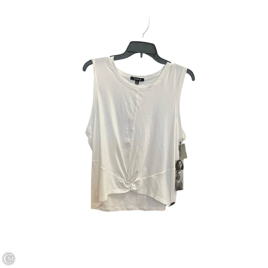 Top Sleeveless By Zobha In White, Size: Xl