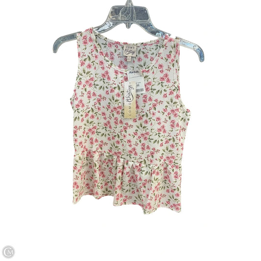 Top Sleeveless By Clothes Mentor In Floral Print, Size: S