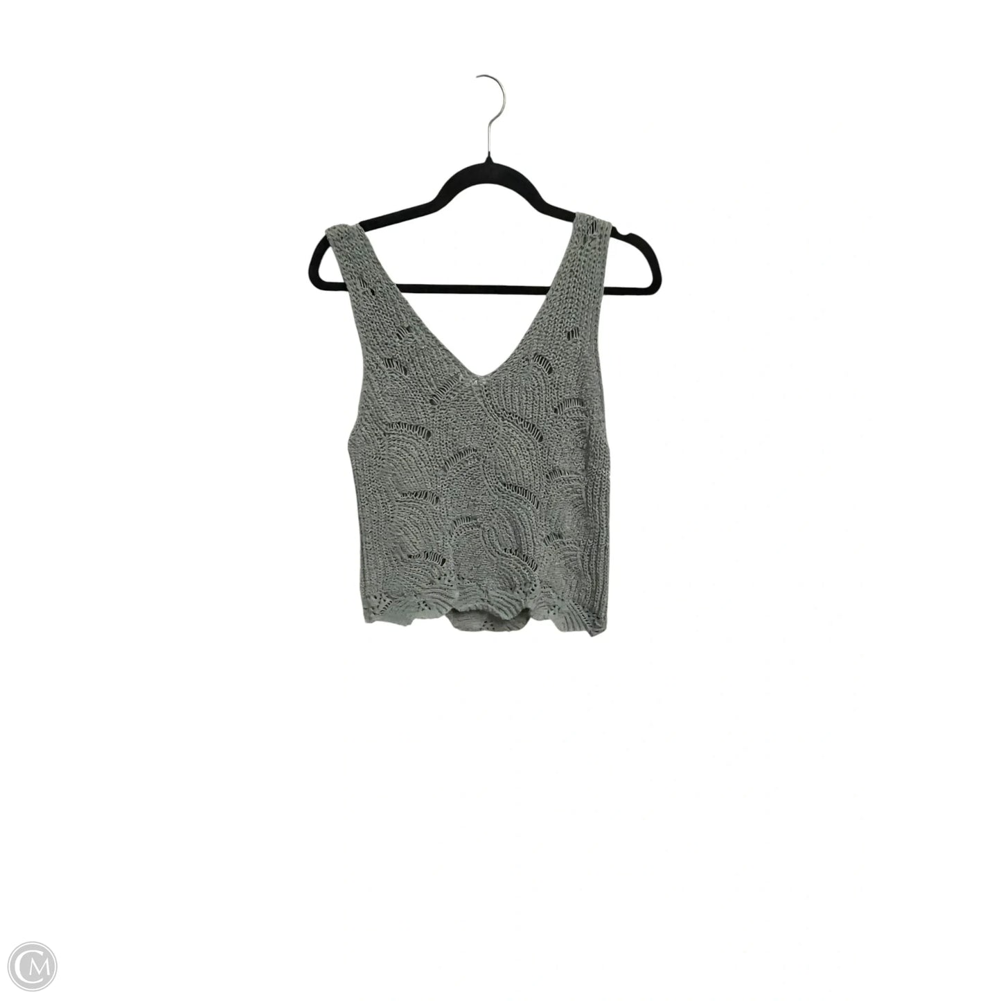 Top Sleeveless By Clothes Mentor In Green, Size: S