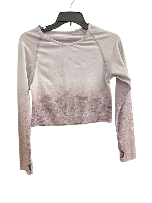 Athletic Top Long Sleeve Crewneck By Pink In Purple, Size: Xl