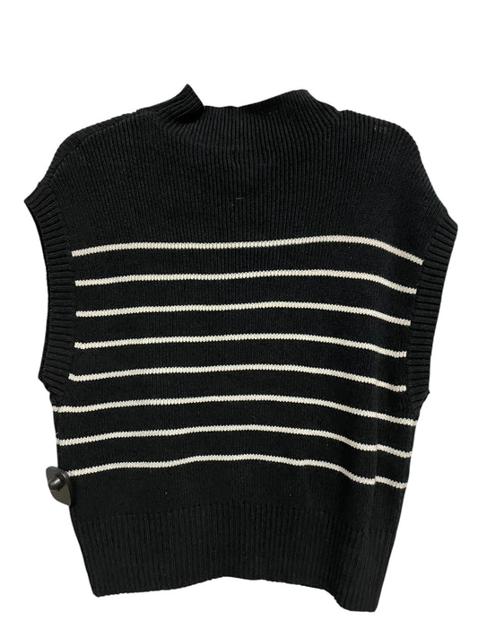 Vest Sweater By Maeve In Black, Size: L