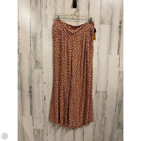 Pants Linen By Angie In Orange, Size: 10