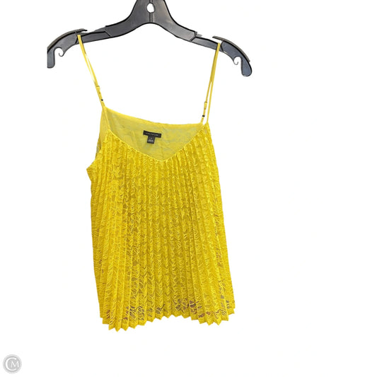 Top Sleeveless By Ann Taylor In Yellow, Size: S
