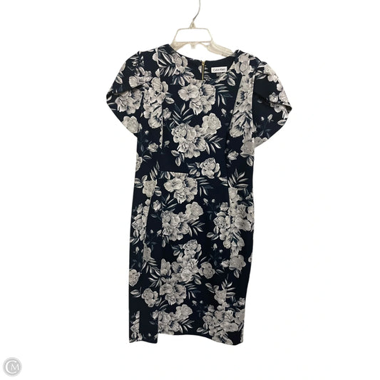 Dress Work By Calvin Klein In Blue, Size: Xl