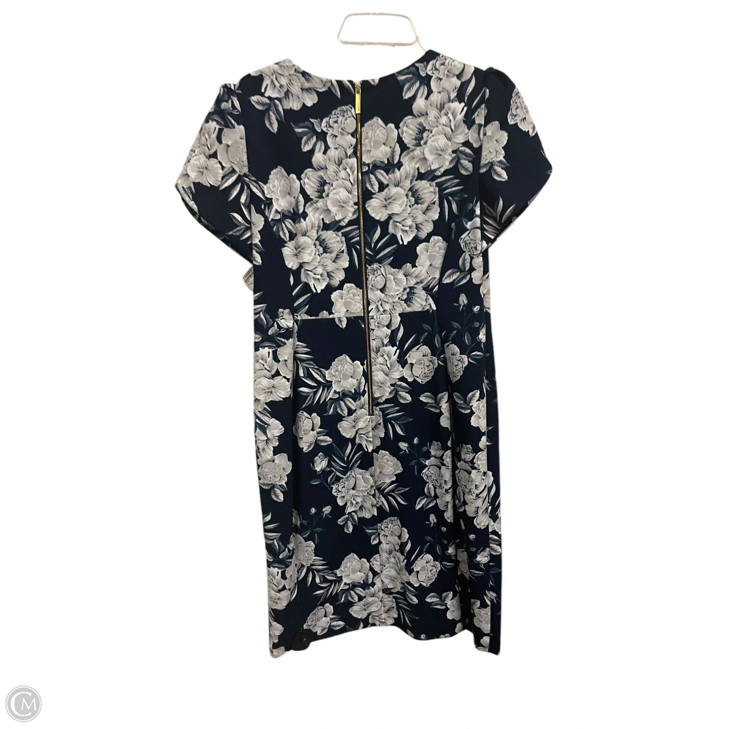 Dress Work By Calvin Klein In Blue, Size: Xl