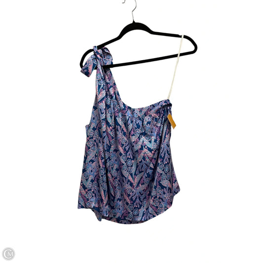 Top Sleeveless Designer By Lilly Pulitzer In Blue, Size: Xl