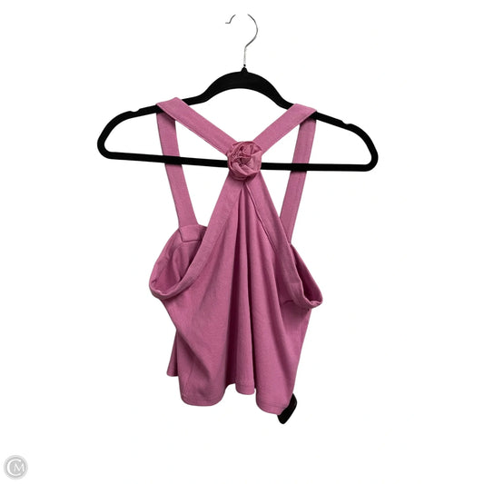 Top Sleeveless By Clothes Mentor In Pink, Size: L