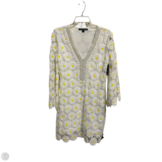 Dress Casual Midi By Boston Proper In White, Size: S