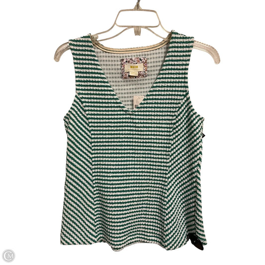 Top Sleeveless By Maeve In Green, Size: Xs