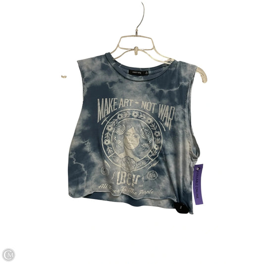 Top Sleeveless By Clothes Mentor In Blue, Size: S