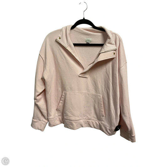 Sweatshirt Collar By A New Day In Pink, Size: L