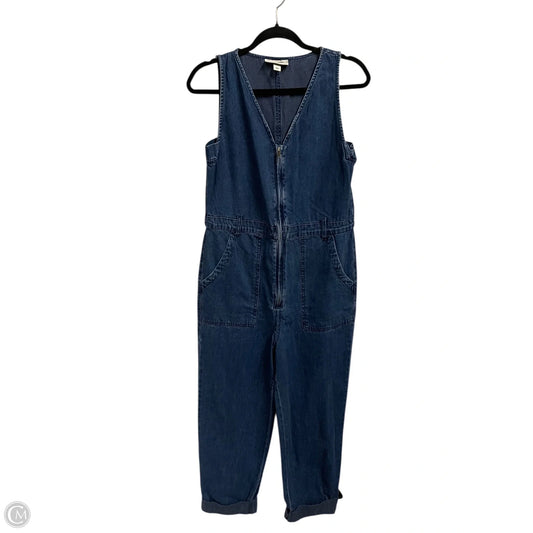 Jumpsuit By Clothes Mentor In Blue Denim, Size: Xs