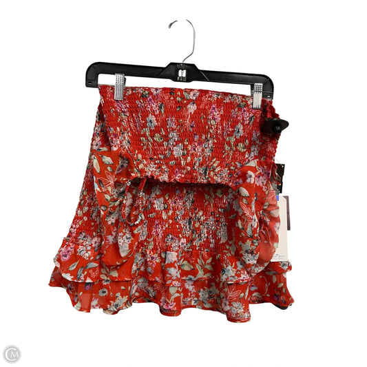 Skirt Set 2pc By Almost Famous In Red, Size: S