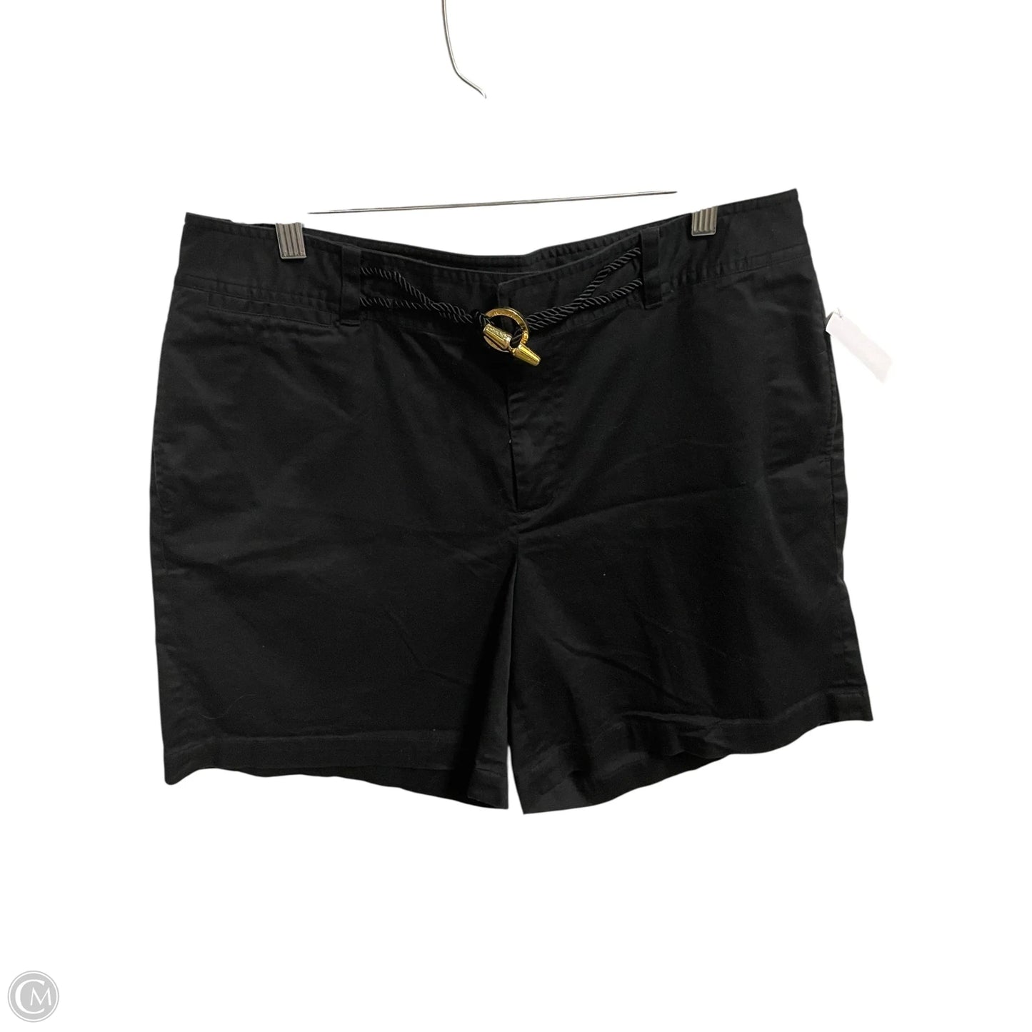 Shorts By Lauren By Ralph Lauren In Black, Size: 14