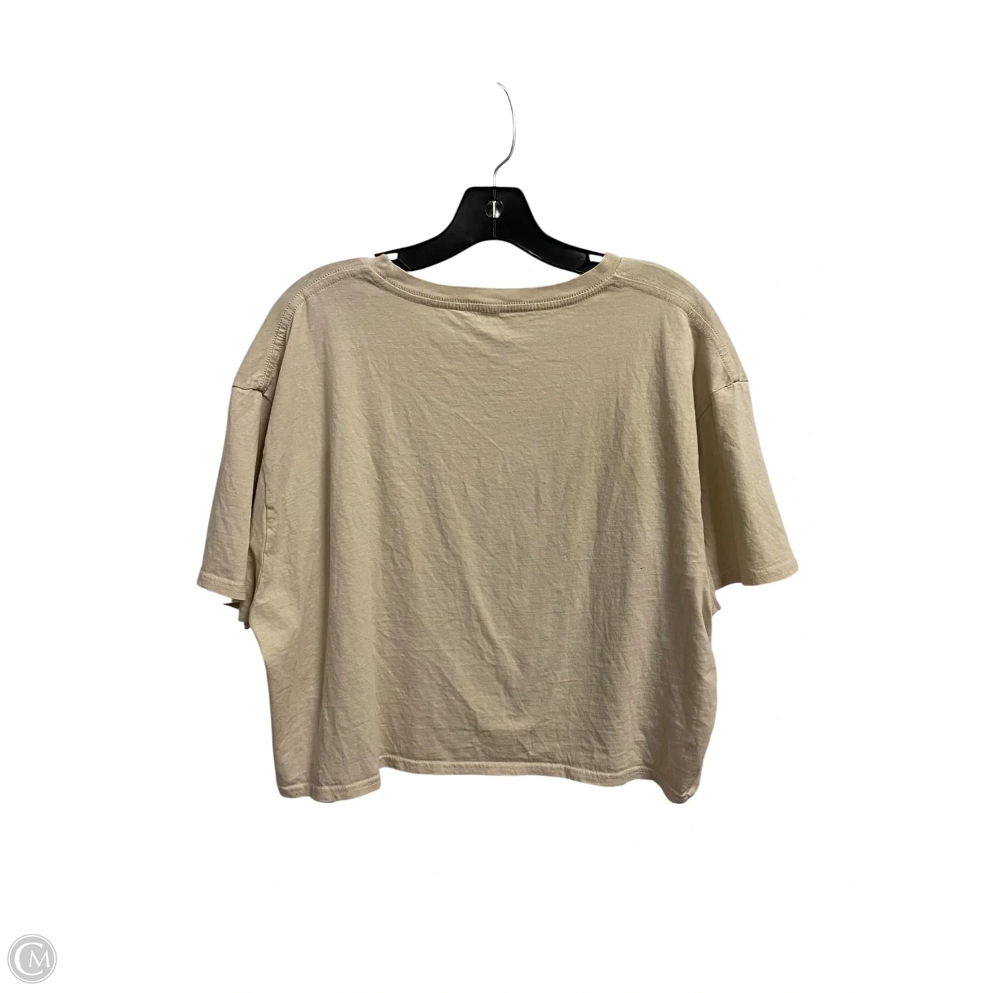 Top Short Sleeve Basic By Jantzen In Beige, Size: Xl
