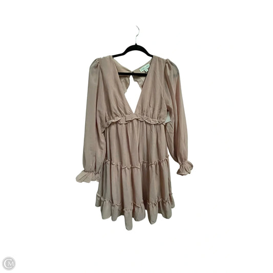 Dress Casual Short By She + Sky In Pink, Size: M