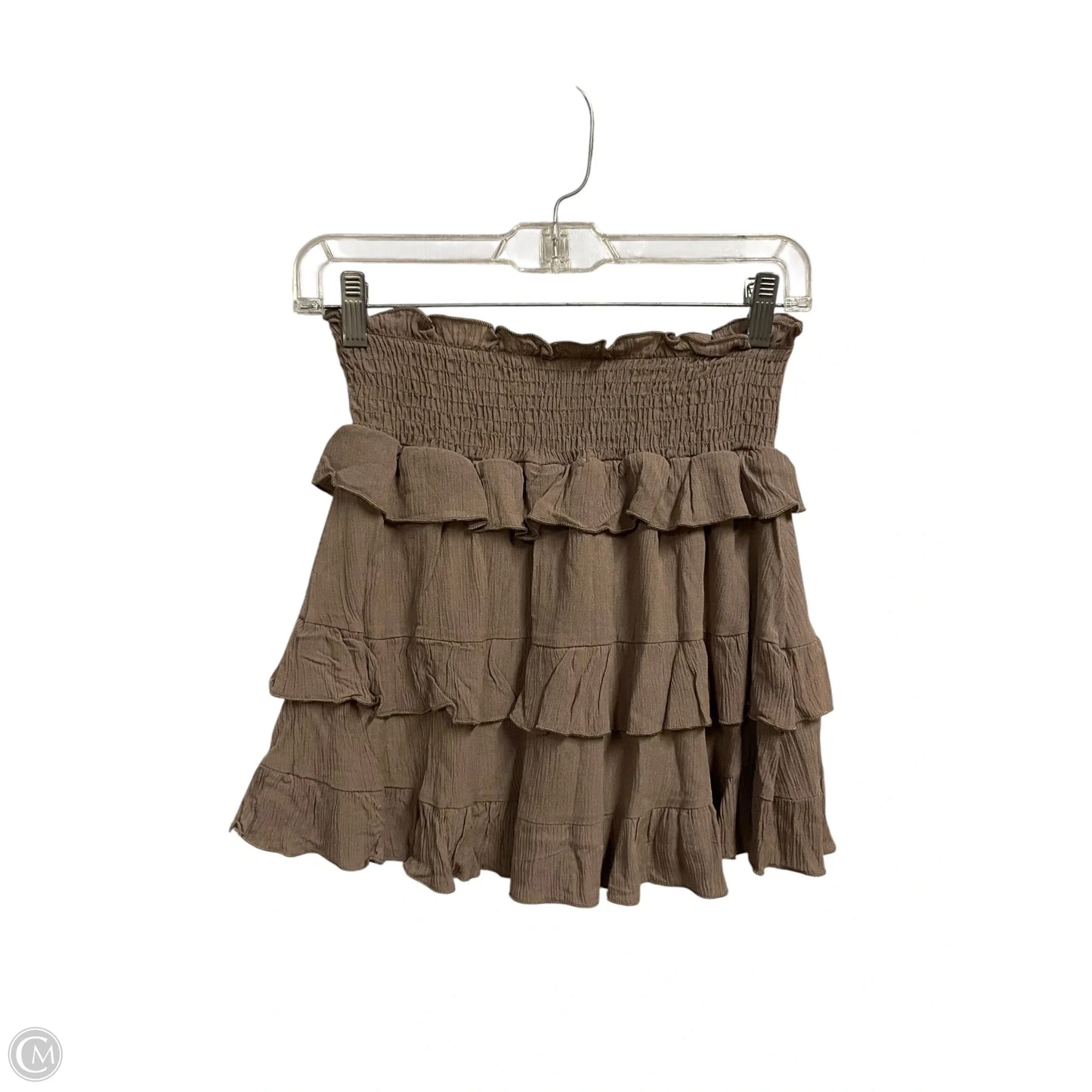 Skirt Mini & Short By Altard State In Brown, Size: 4