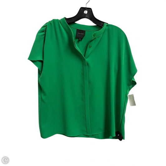 Top Sleeveless By Alex Marie In Green, Size: M