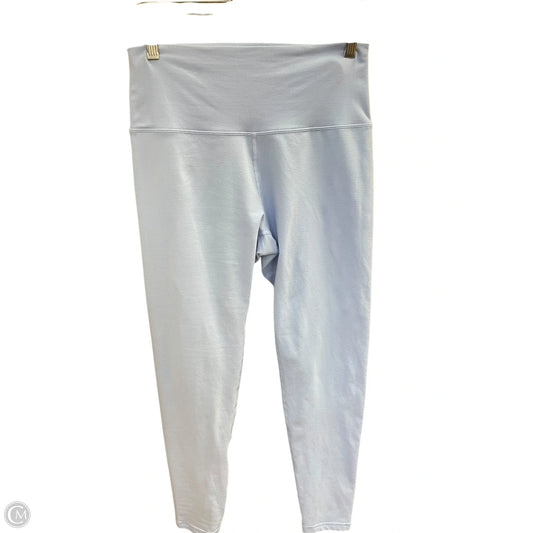 Athletic Leggings By Aerie In Blue, Size: L