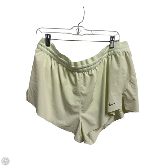 Athletic Shorts By Nike Apparel In Yellow, Size: Xl