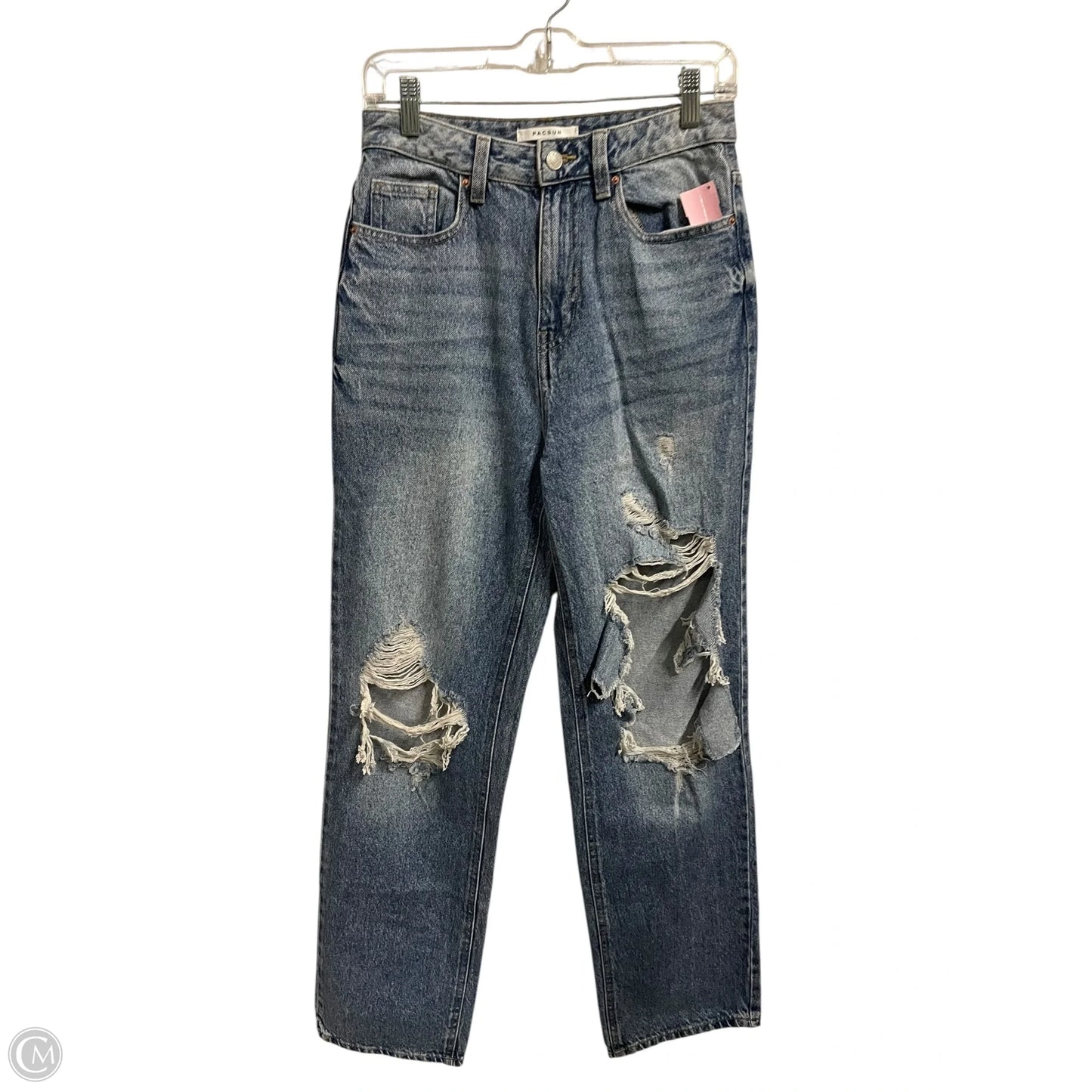 Jeans Boyfriend By Pacsun In Blue Denim, Size: 4