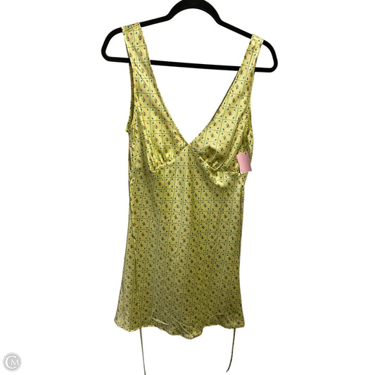 Dress Casual Short By Clothes Mentor In Yellow, Size: M