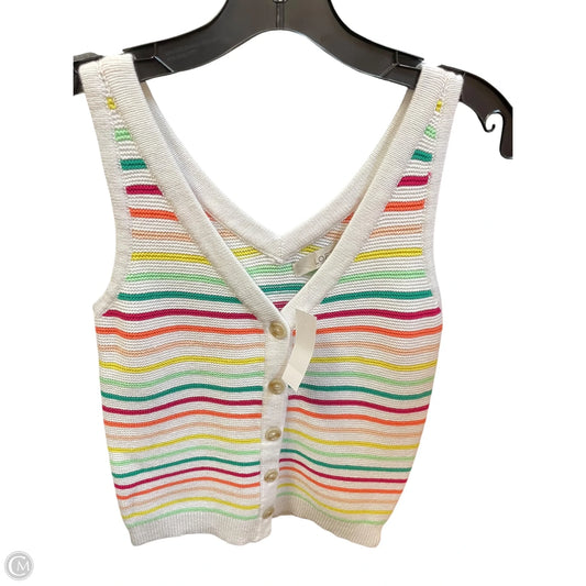 Sweater By Loft In Striped Pattern, Size: Xs