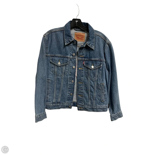 Jacket Denim By Levis In Blue, Size: S