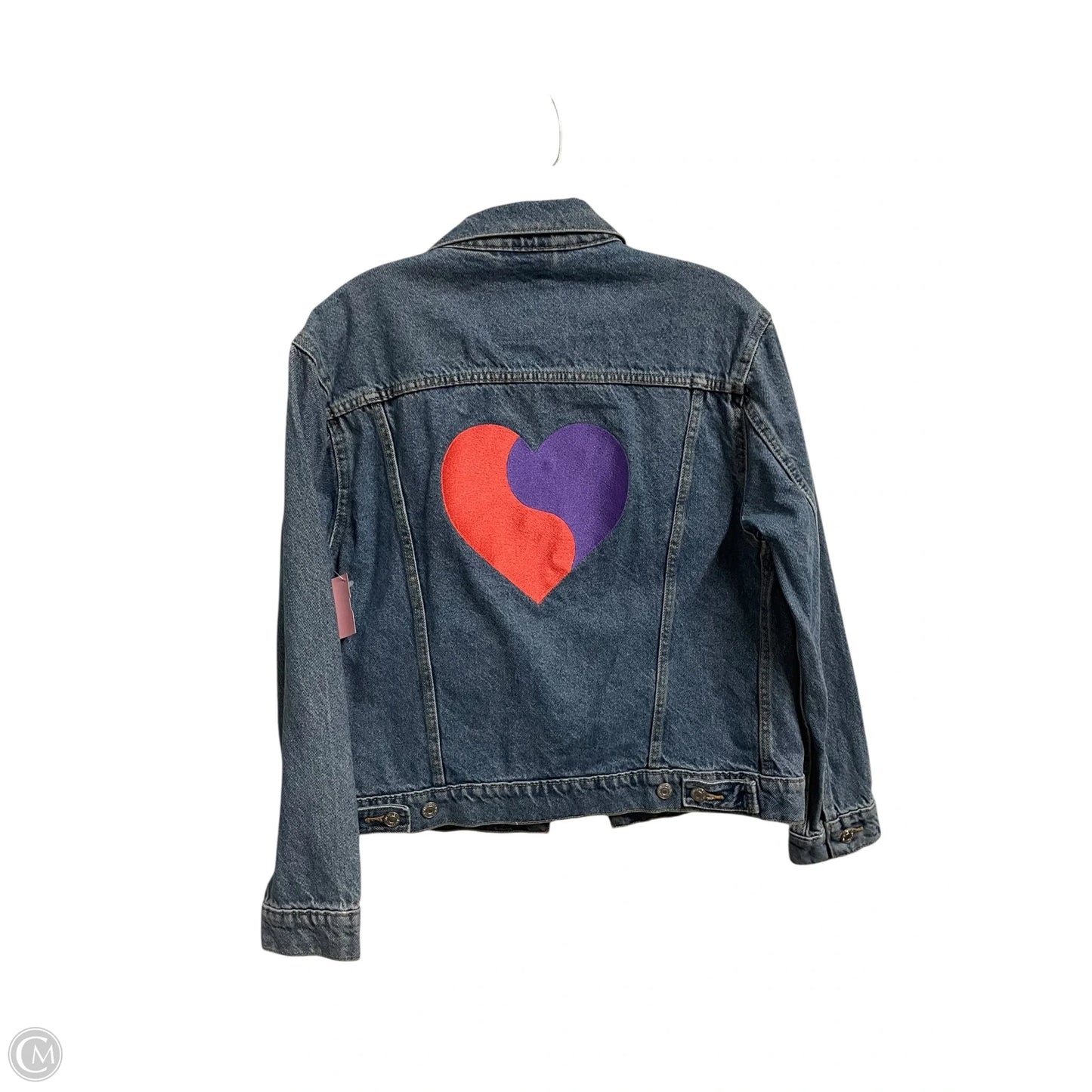 Jacket Denim By Levis In Blue, Size: S