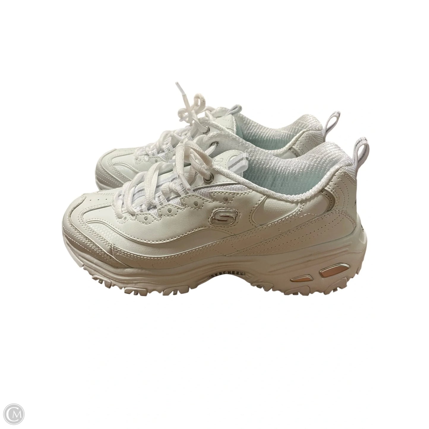 Shoes Athletic By Skechers In White, Size: 7