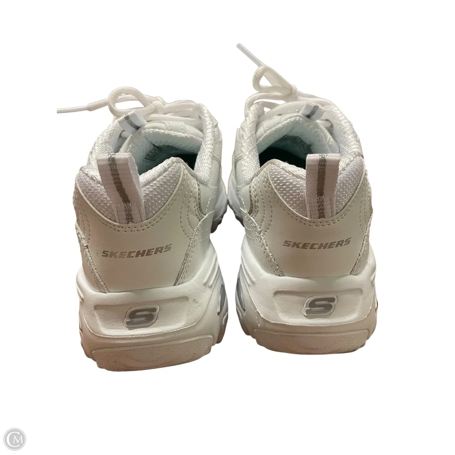 Shoes Athletic By Skechers In White, Size: 7