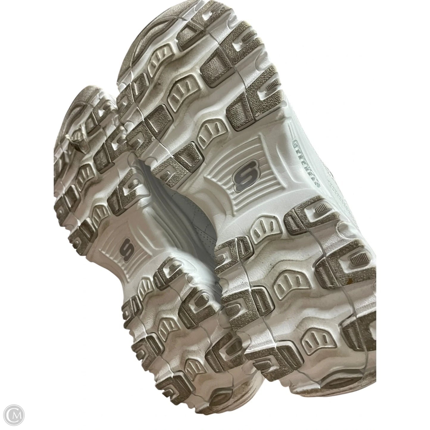 Shoes Athletic By Skechers In White, Size: 7
