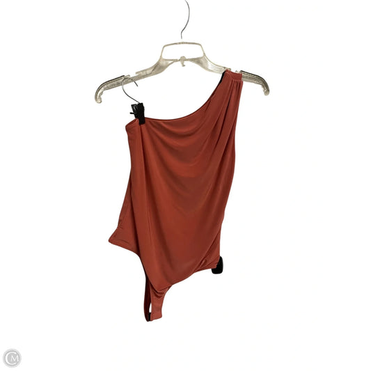 Top Sleeveless By Clothes Mentor In Orange, Size: M