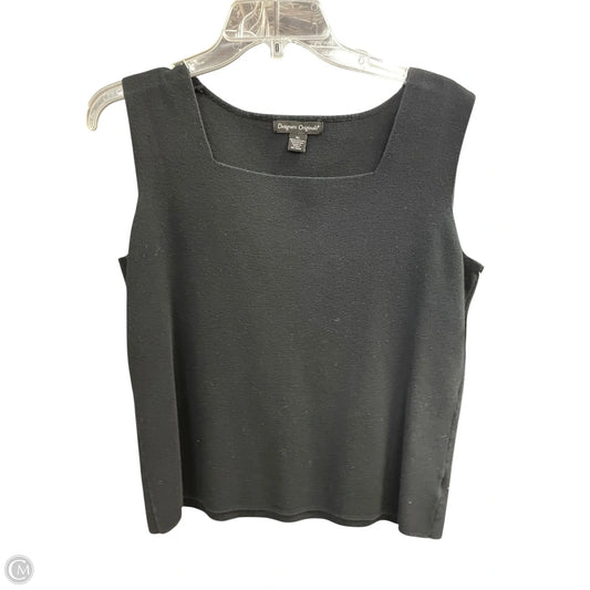 Top Sleeveless By Designer Originals In Black, Size: Xl