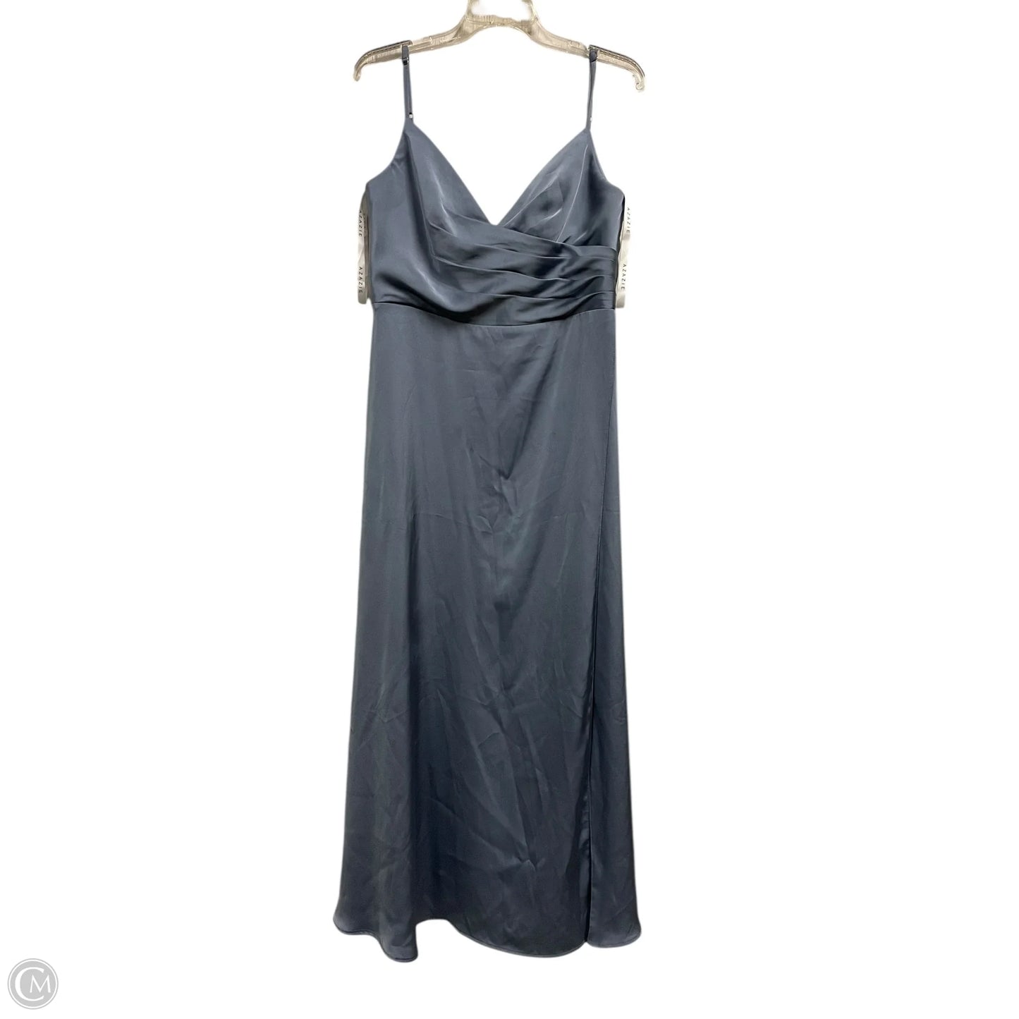 Dress Party Long By Clothes Mentor In Blue, Size: 12
