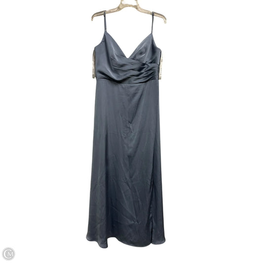Dress Party Long By Clothes Mentor In Blue, Size: 12