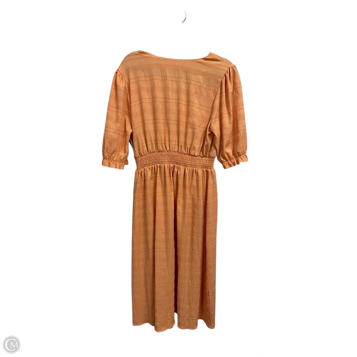Dress Casual Maxi By Clothes Mentor In Orange, Size: 1x