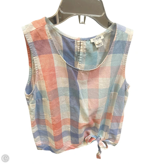 Top Sleeveless By J. Crew In Multi-colored, Size: Xs