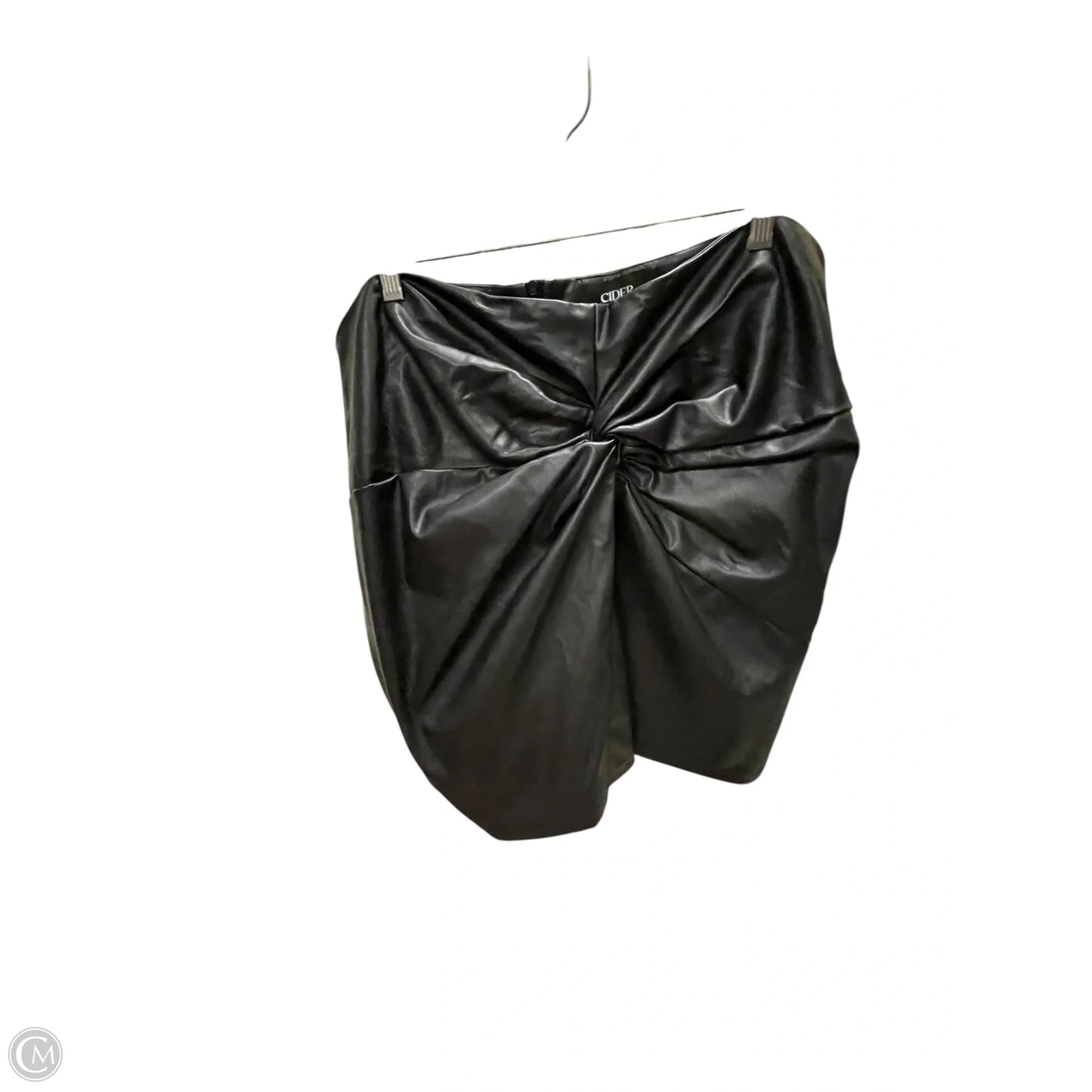 Skirt Mini & Short By Clothes Mentor In Black, Size: 4x