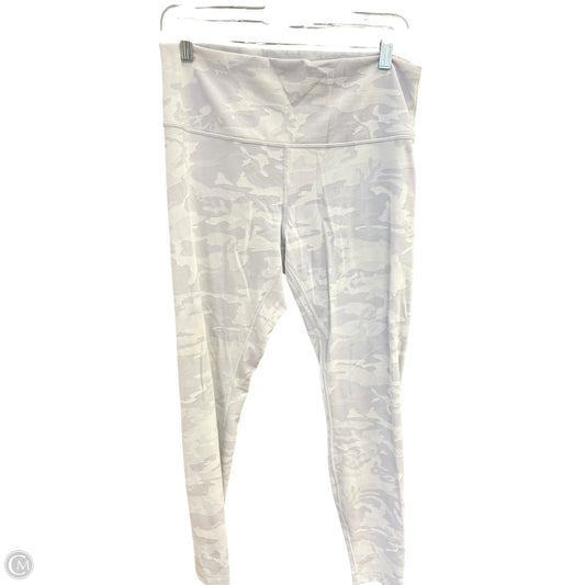 Athletic Leggings By Lululemon In Camouflage Print, Size: 14