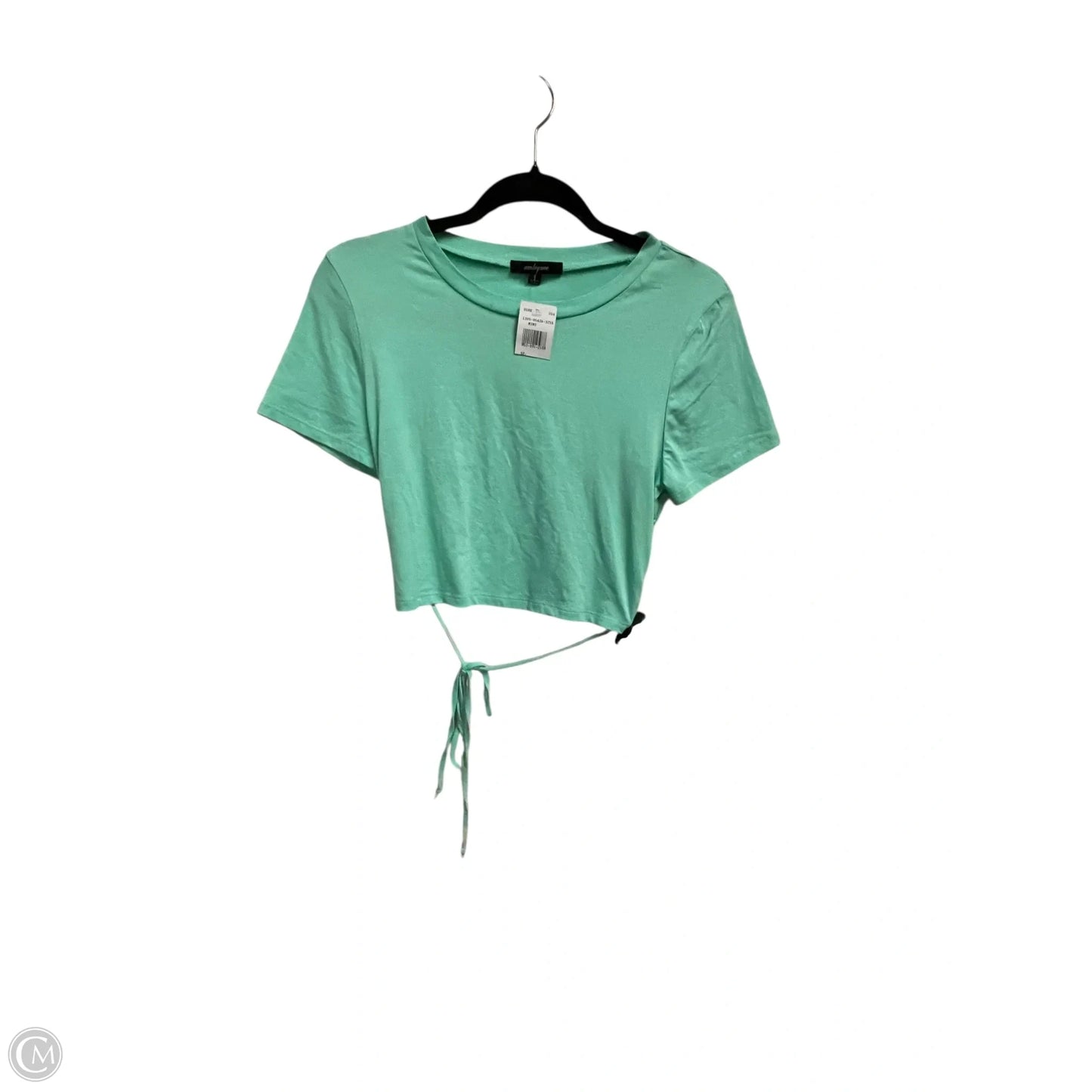Top Short Sleeve By Ambiance Apparel In Teal, Size: L