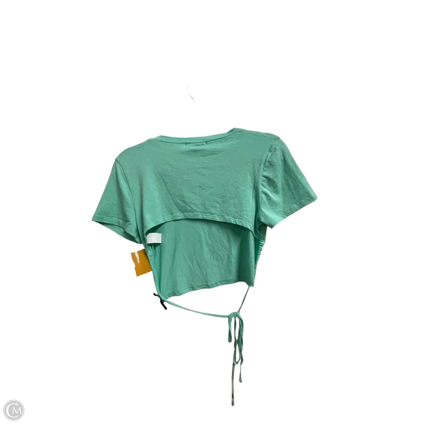 Top Short Sleeve By Ambiance Apparel In Teal, Size: L