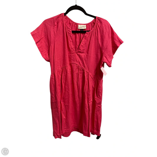Dress Casual Midi By Universal Thread In Pink, Size: S