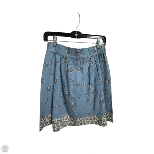 Skirt Mini & Short By Loft In Blue, Size: Xs