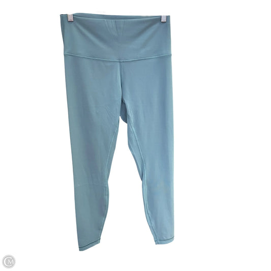 Athletic Leggings By Lululemon In Blue, Size: 8