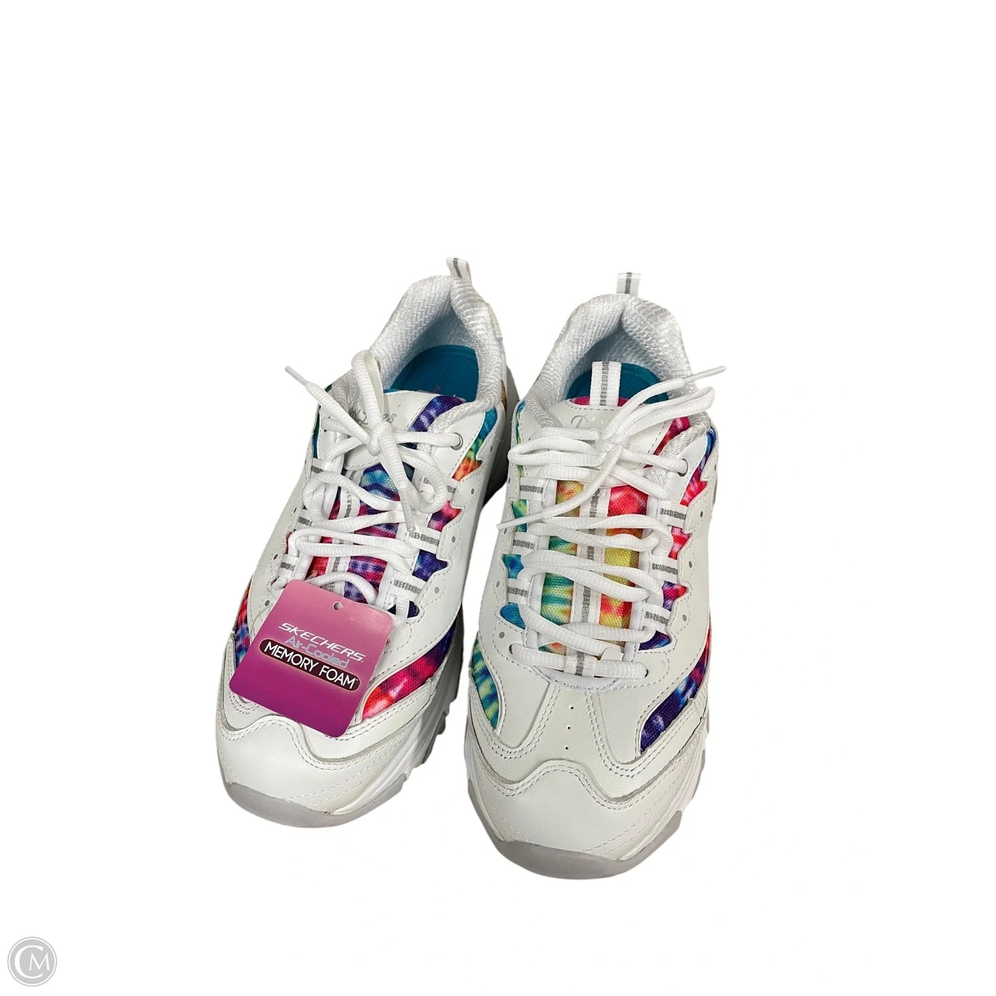 Shoes Athletic By Skechers In White, Size: 10