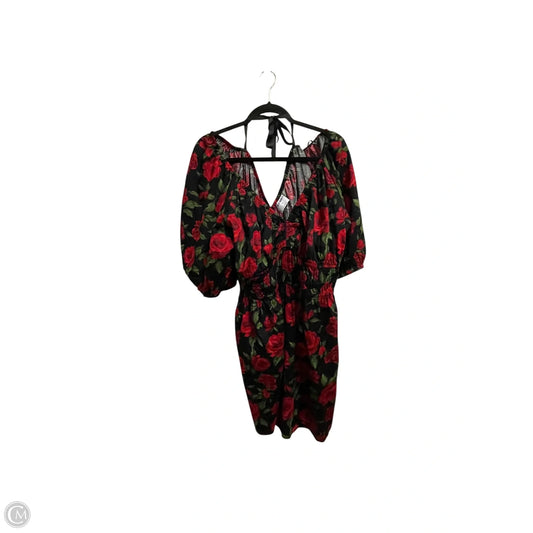 Dress Casual Short By Old Navy In Black & Red, Size: Xl